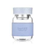 adoptez le verre zero dechet avec notre gourde en borosilicate eco chic bleu 719 1
