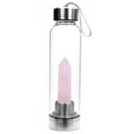 Boostez Votre Bien-être Avec Nos Bouteilles De Pierre Naturelle! Quartz Rose