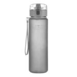 bouteille en plastique 600ml eco responsable et facile a utiliser gris gourde 264 1