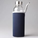 bouteille en verre 300ml savourez chaque goutte avec style bleu gourde 905 1