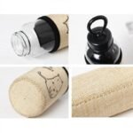 bouteille en verre chat hydratez vous avec style gourde 943 1