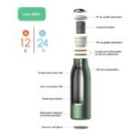 bouteille isotherme aks design elegance en acier inoxydable 902 1