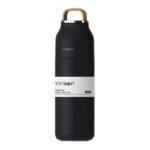 bouteille isotherme chic a double paroi pour boissons parfaites noir gourde 341 1