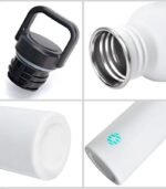 brillez la nuit avec notre gourde en acier inoxydable phosphorescente 633 1