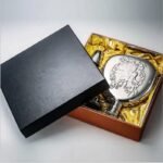coffret vintage en inox flasque alcool et accessoires elegants alcool 870 1