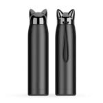 craquez pour la gourde isotherme chat pratique et adorable noir 987 1