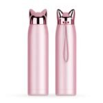 craquez pour la gourde isotherme chat pratique et adorable rose 464 1