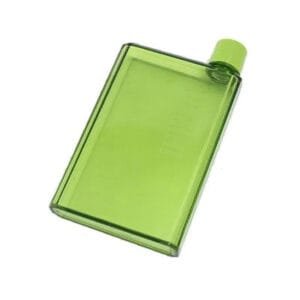 Découvrez La Gourde Plate Au Design Livre écolo Et Pratique! A6-350ml / Vert