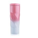 decouvrez le mug isotherme fantaisie qui preserve votre boisson rose blanc isotherme 494 1