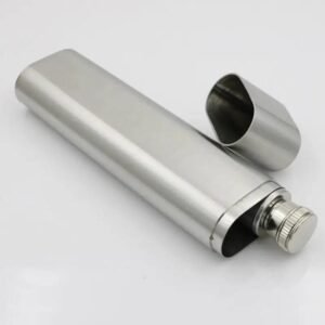flasque a alcool en acier inoxydable avec etui cigare integre alcool 393 1