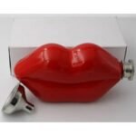 flasque acier inoxydable femme elegante et surprenante rouge alcool 367 1