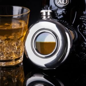 flasque alcool elegante avec hublot sublimez vos boissons alcool 274 1