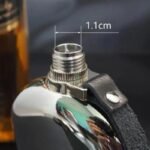flasque alcool personnalisable gravure laser unique en acier inoxydable alcool 890 1