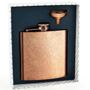 Flasque En Cuivre élégante : Style Et Praticité Réunis ! 2 Flasque En Cuivre élégante: Style Et Praticité Réunis!