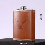 flasque vintage en inox style audacieux pour vos aventures alcool 449 1