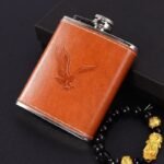 flasque vintage en inox style audacieux pour vos aventures alcool 764 1