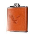 flasque vintage en inox style audacieux pour vos aventures alcool 997 1