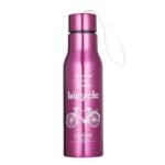 gourde acier inoxydable alliez style et praticite pour les cyclistes rose 409 2