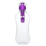 Gourde De Voyage Avec Filtre à Charbon: Pureté Et Fraîcheur Garantis! Violet