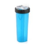 Gourde Double Compartiment Avec Gamelle Rétractable Pour Vos Animaux!