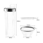gourde double compartiment avec gamelle retractable pour vos animaux 327 1
