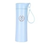 gourde ecologique en ecorce de riz naturelle et durable bleu 887 1