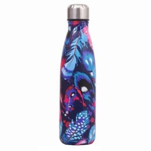 Gourde élégante Aux Plumes Colorées Pour Des Journées Ensoleillées!
