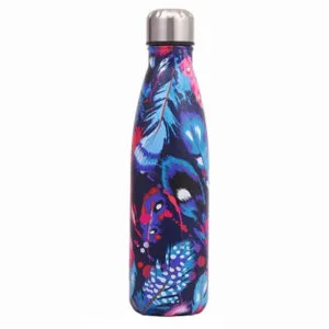 Gourde élégante Aux Plumes Colorées Pour Des Journées Ensoleillées!