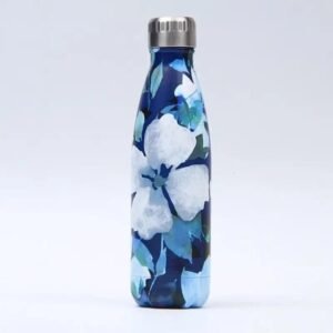 gourde elegante motif fleur bleue style et praticite au quotidien 377 1