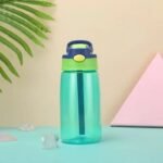 gourde en plastique enfant eco responsable ideale toute la journee vert 916 1