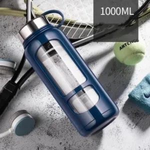 Gourde En Verre Anti-chocs: Style Et Sécurité En Autres Coloris!