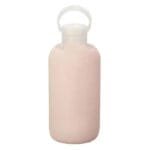 Gourde En Verre Au Silicone Doux Et Petit Goulot Pour Un Confort Parfait! - Rose