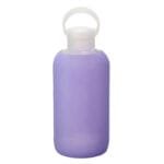 Gourde En Verre Au Silicone Doux Et Petit Goulot Pour Un Confort Parfait! - Violet