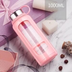 gourde en verre avec coque protectrice disponible autres coloris 490 1