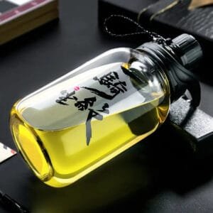 Gourde En Verre Borosilicate: Goût Authentique Toute La Journée!