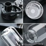 Gourde En Verre Borosilicate: Goût Authentique Toute La Journée!