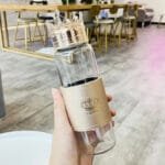 Gourde En Verre Couronne: L’hydratation Royale à Portée De Main! Or