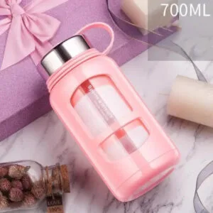 Gourde En Verre Protectrice: Style Et Sécurité En Autres Coloris!