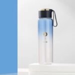 gourde en verre vogue edition limitee au design eblouissant bleu en verre 635 1
