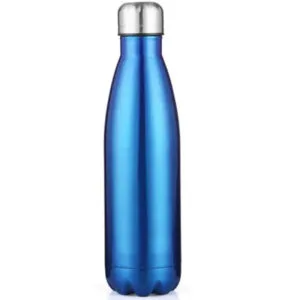 Gourde Inox Bleu Métal: Style Et Praticité Au Quotidien!