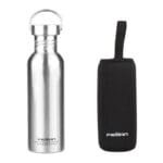Gourde Inox élégante En Acier Inoxydable Avec Housse Isotherme! Inox