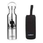 Gourde Inox élégante En Acier Inoxydable Avec Housse Isotherme! Vétérant