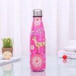 gourde inox elegante pour un hiver chaleureux et festif rose 979 1