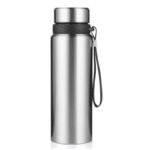 gourde inox isotherme boissons chaudes 12h froides 24h argent 618 1