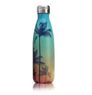 Gourde Inox Palmiers: Voyagez Au Cœur Du Soleil à Chaque Gorgée!