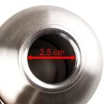 gourde inox petit goulot elegance et simplicite a emporter brosse 140 1