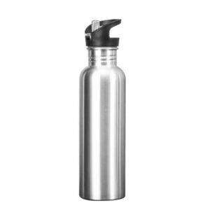 gourde inox simple paroi avec bouchon classique ideale pour chaque activite 230 1