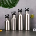gourde inox simple paroi avec bouchon classique ideale pour chaque activite 568 1
