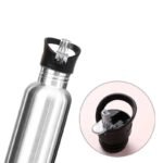 gourde inox simple paroi avec bouchon classique ideale pour chaque activite 634 1