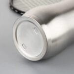 Gourde Inox Simple Paroi Rouge: élégance Et Praticité Assurées!